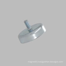 Small Type Ferrite Magnet Base with Thread Rod